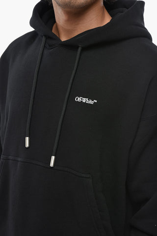 Brushed Cotton Hoodie WINDY ARROW with Embossed Logo
