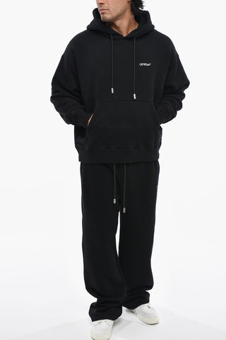 Brushed Cotton Hoodie WINDY ARROW with Embossed Logo