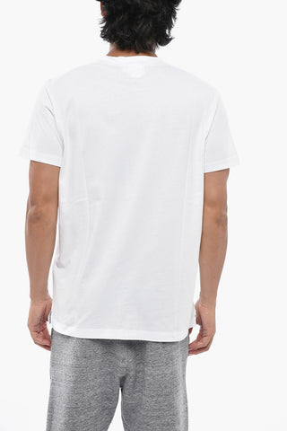 DUCATI Cotton Crewneck T-Shirt With Contrast Print