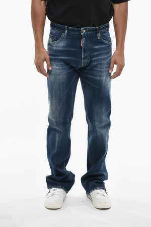 DUCATI Jeans THE AMERICAN a Gamba Dritta con Dettagli Stampati 24cm