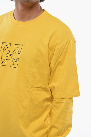 T-Shirt Girocollo LOGO WORK a Maniche Lunghe