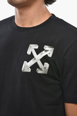 T-Shirt Girocollo Slim Fit Stampata