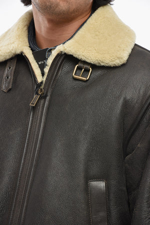 Giubbotto Aviator in Shearling