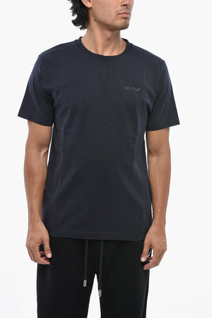 T-Shirt Girocollo STAFF UNIFORM Slim Fit con Logo Tono su Tono