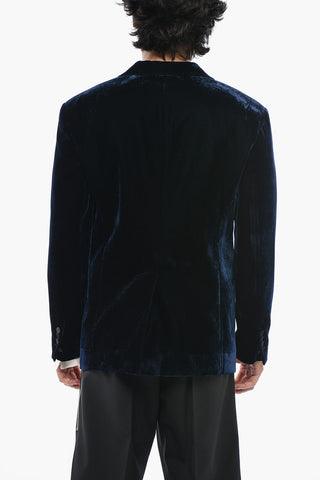 Giacca Tuxedo DAN in Velour e Lurex con Rever a Lancia
