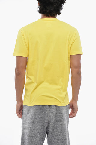 MAGLIANO T-shirt Girocollo in Cotone con Stampa a Contrasto