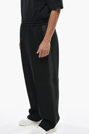 Straight-Leg Joggers With Branded Side Stripe