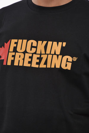 Cotton Crewneck T-Shirt With Contrast Print