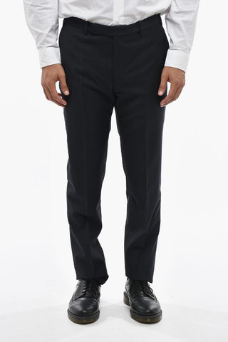 CC COLLECTION Virgin Wool Suit With Classic Lapel And Flap Pockets