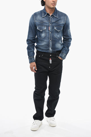MAGLIANO Jeans PROTESTA 642 a Gamba Dritta e Lavaggio Scuro 21cm
