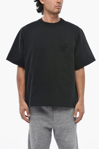 T-Shirt Loose Fit ADA con Logo in Applicazione
