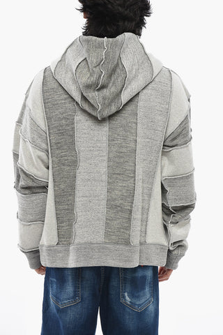 MAGLIANO Felpa in Cotone e Lana con Cappuccio e Chiusura Zip