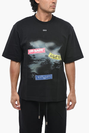 T-Shirt Girocollo Stampata