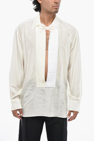 MAGLIANO Camicia in Seta con Profondo Scollo a V