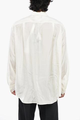 MAGLIANO Camicia in Seta con Profondo Scollo a V