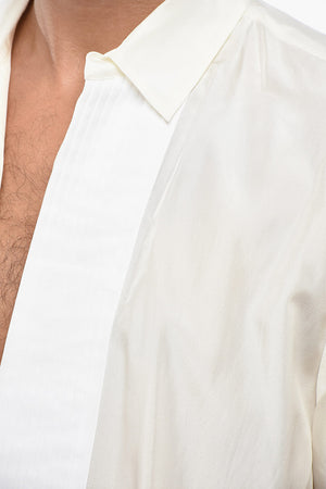 MAGLIANO Camicia in Seta con Profondo Scollo a V