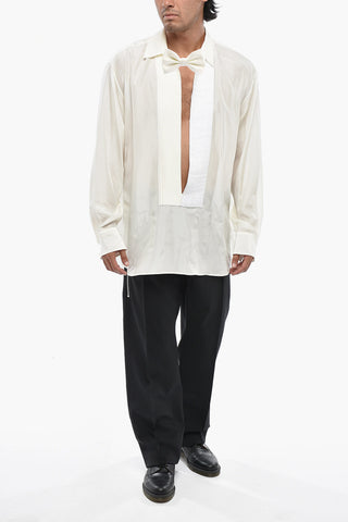 MAGLIANO Camicia in Seta con Profondo Scollo a V