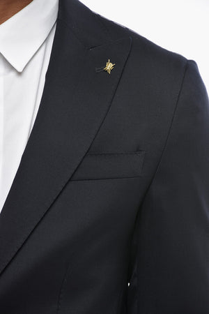 CC COLLECTION Abito in Lana Vergine con Rever a Lancia