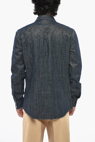 Jeanshemd FASHION WESTERN mit Lurex-Finish
