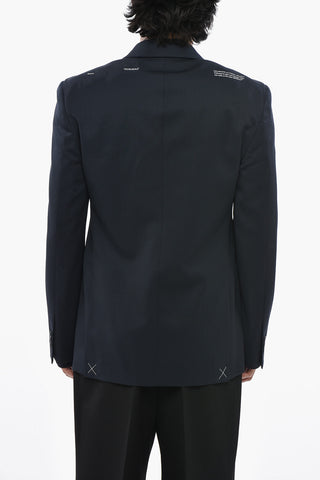 더블브레스트 버진 울 자켓 STAFF UNIFORM 피크 라펠
