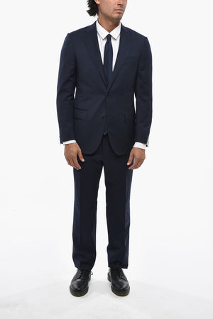 Virgin Wool Suit LEADER with Classic Notch Lapel