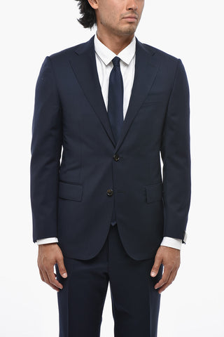 Virgin Wool Suit LEADER with Classic Notch Lapel