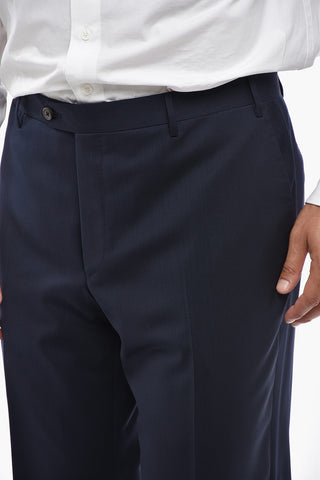 Virgin Wool Suit LEADER with Classic Notch Lapel