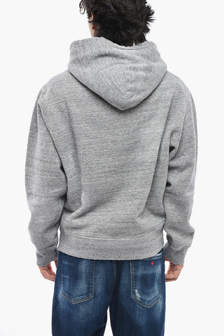 Solid-Color Hoodie JUST RIGHT FIT With Printed Logo