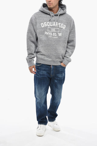 Solid-Color Hoodie JUST RIGHT FIT With Printed Logo