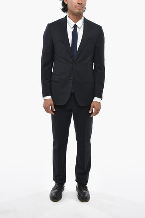 Virgin Wool Suit LEADER with Classic Notch Lapel