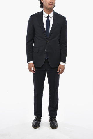 Virgin Wool Suit LEADER with Classic Notch Lapel