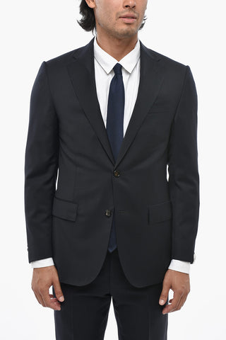 Virgin Wool Suit LEADER with Classic Notch Lapel
