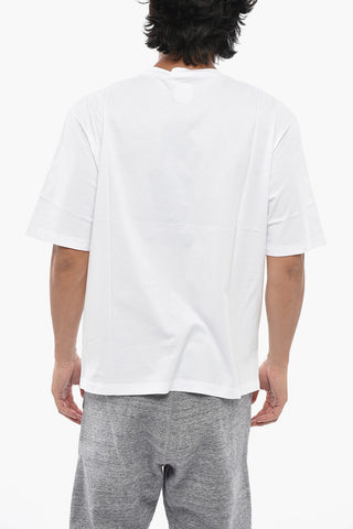 MAGLIANO T-shirt Girocollo in Cotone con Stampa a Contrasto