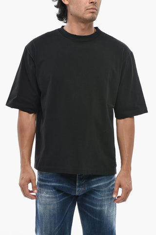 Rundhals-T-Shirt LOOSE FIT Uni Mit Vintage-Effekt