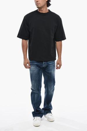 Crewneck T-Shirt LOOSE FIT Solid-Color Vintage Effect