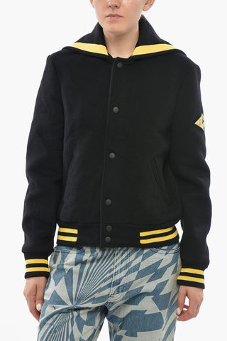 Woll-Bomber ERVE Mit Kontrastdetails