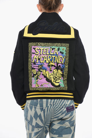Woll-Bomber ERVE Mit Kontrastdetails