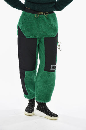Fleece Pants KARA With Elastic Waist And Oversized Pocket