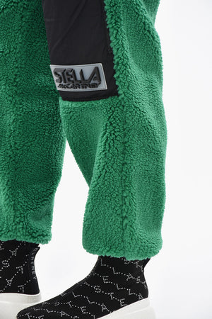 Pantaloni KARA in Pile con Elastico in Vita e Tasca Oversize