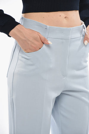 Flared 5-Pocket Trousers