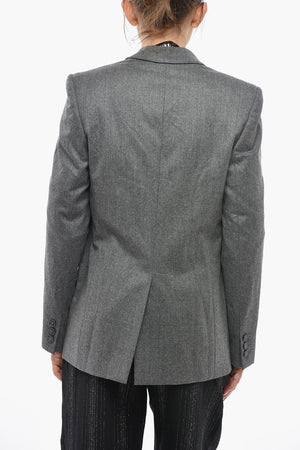 Wollblazer Mit Spitzem Revers