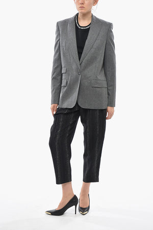Wollblazer Mit Spitzem Revers