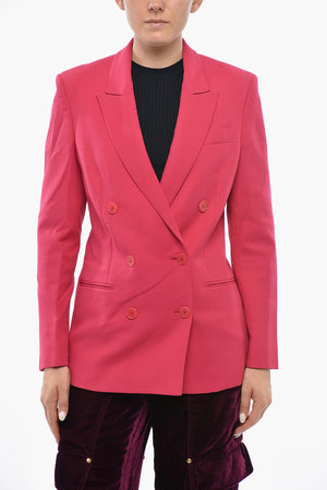 Blazer Doppiopetto LISA in Misto Lana con Rever a Lancia