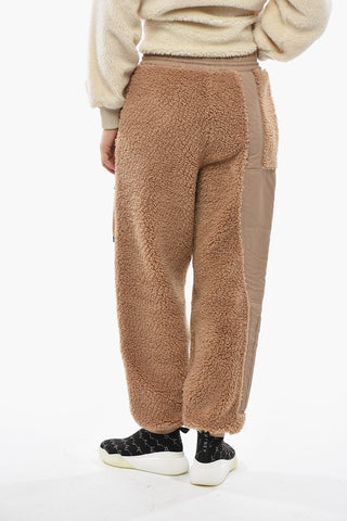 Fleece Pants KARA With Elastic Waist And Oversized Pocket