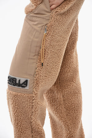 Pantaloni KARA in Pile con Elastico in Vita e Tasca Oversize