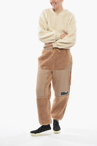 Fleece Pants KARA With Elastic Waist And Oversized Pocket