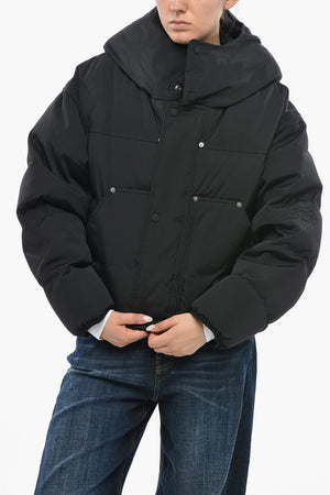 Quilted Puffer Jacket With Maxi Pockets