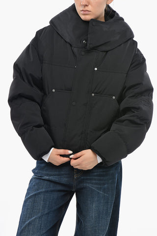 Quilted Puffer Jacket With Maxi Pockets