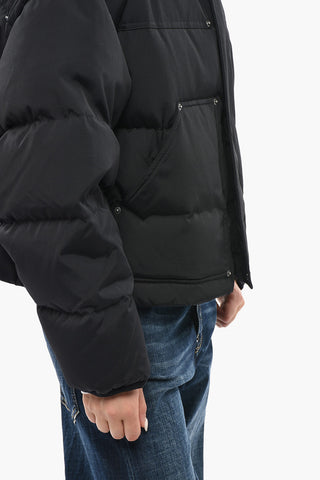 Quilted Puffer Jacket With Maxi Pockets