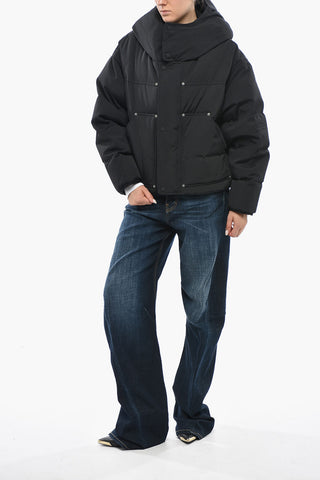 Quilted Puffer Jacket With Maxi Pockets
